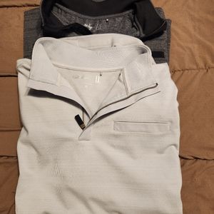 (2) Walter Hagen 1/4 zip Golf pull over